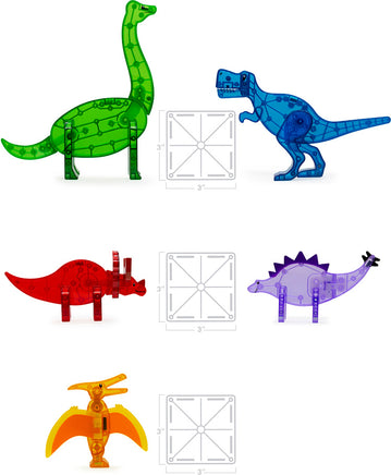 Magna-Tiles Dinos Set