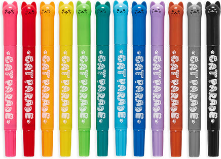 Cat Parade Twist-Up Watercolor Gel Crayons - Set of 12
