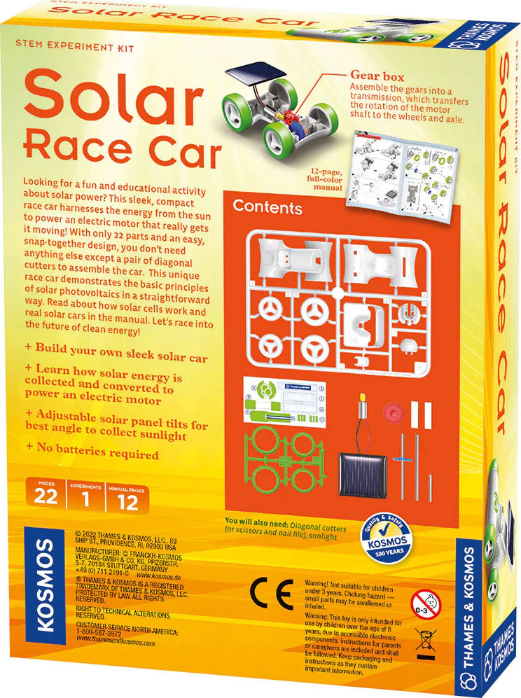 Solar Race Car Kit| TimbukToys