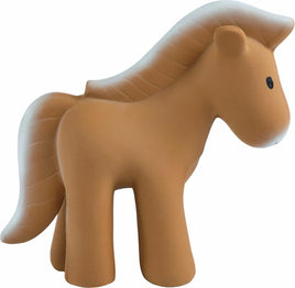 Horse - Natural Organic Rubber Teether, Rattle & Bath Toy | Tikiri | 95010