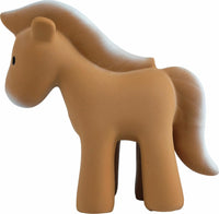 Horse - Natural Organic Rubber Teether, Rattle & Bath Toy 