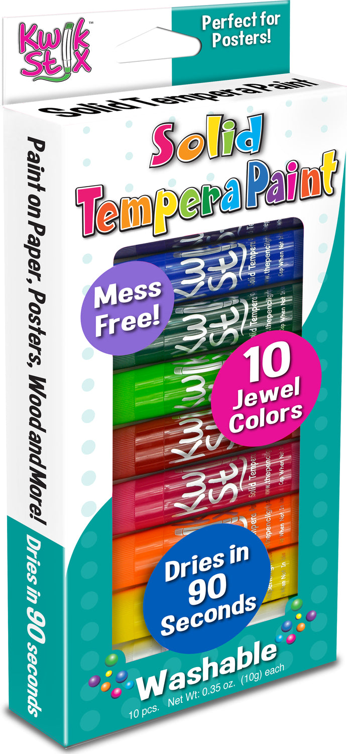 Kwik Stix Tempera Paint Jewel Tones 10 Colors