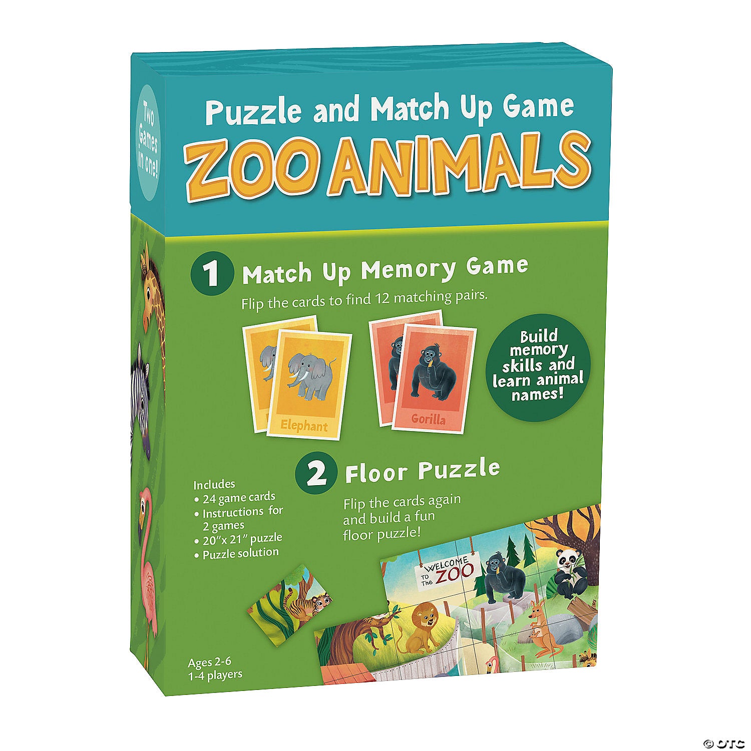 Zoo Animal Puzzle & Match Up Game| TimbukToys